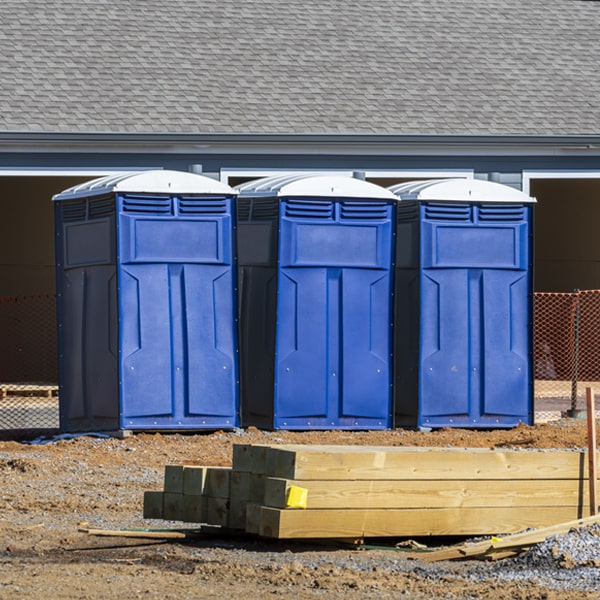 what is the maximum capacity for a single portable toilet in Downers Grove IL